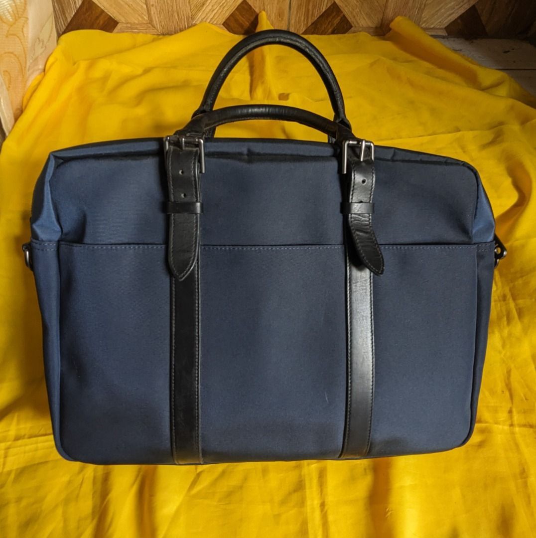 Other Stuart & Lau Dark Blue Laptop Bag Nylon Briefcase Portfolio Size ONE SIZE - 1 Thumbnail