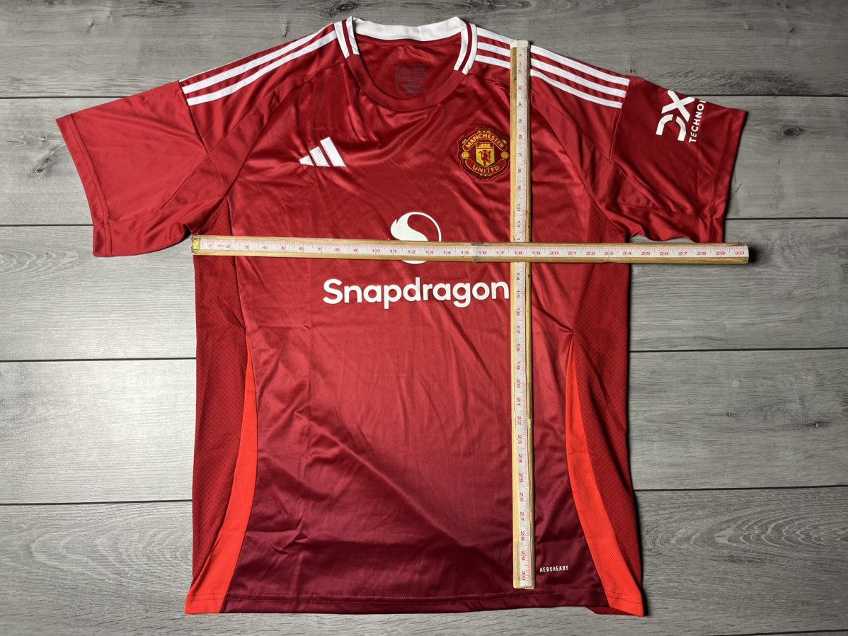 Adidas ADIDAS MANCHESTER UNITED 2024/25 HOME SOCCER JERSEY SHIRT Size US XXL / EU 58 / 5 - 5 Thumbnail