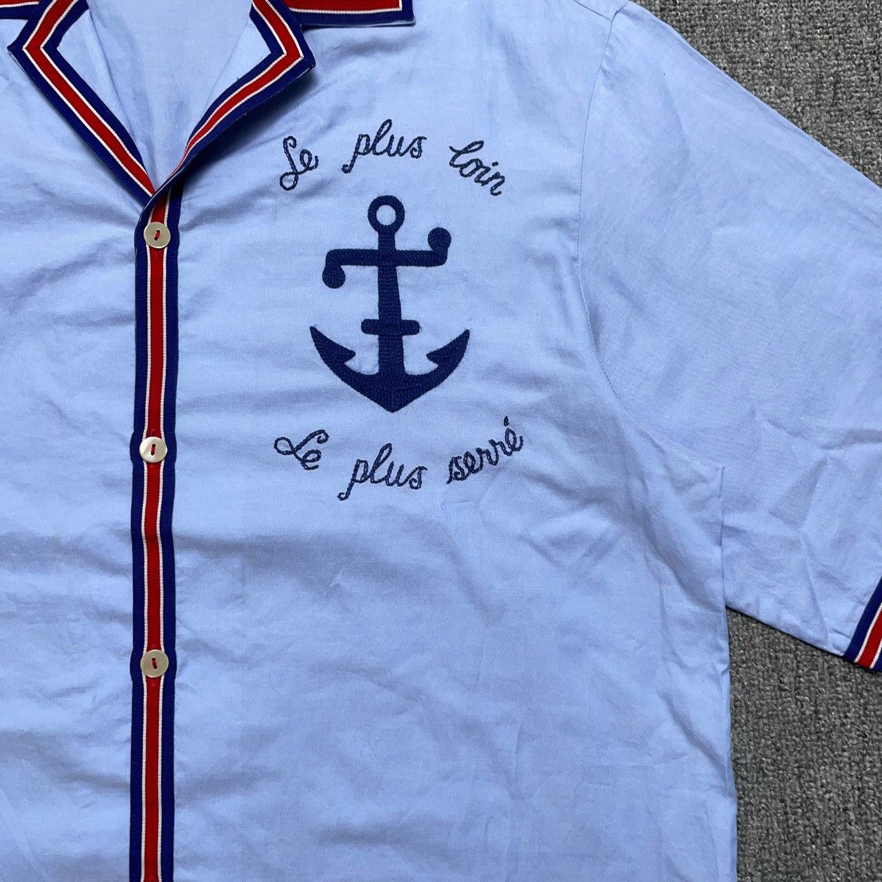 Gucci Gucci Gucci anchor embroidered short-sleeved shirt 2501-Ne Size US S / EU 44-46 / 1 - 4 Thumbnail