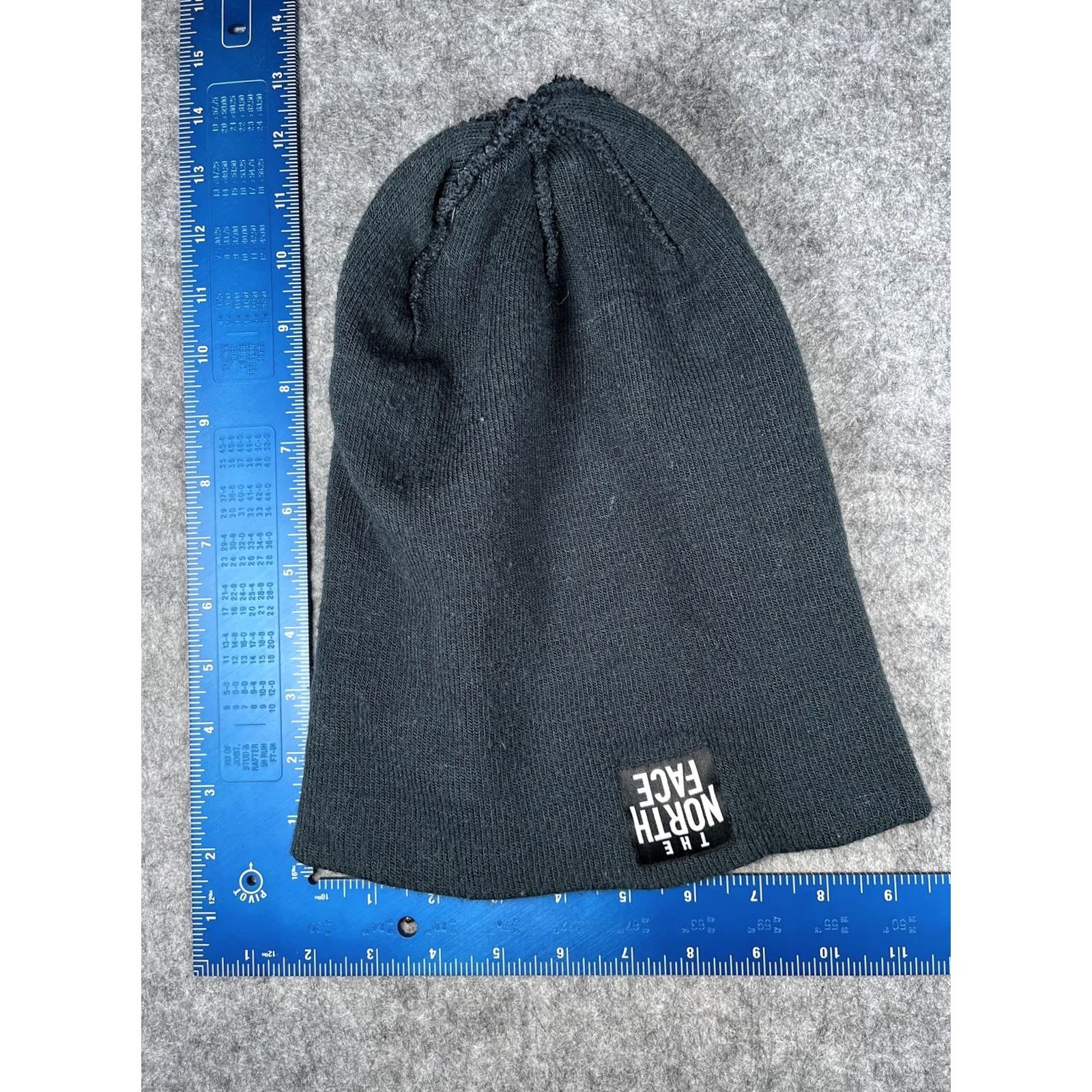 The North Face The North Face Beanie Mens One Size Gray Knit Cuffed Stretch Winter Casual Hat Size ONE SIZE - 5 Thumbnail
