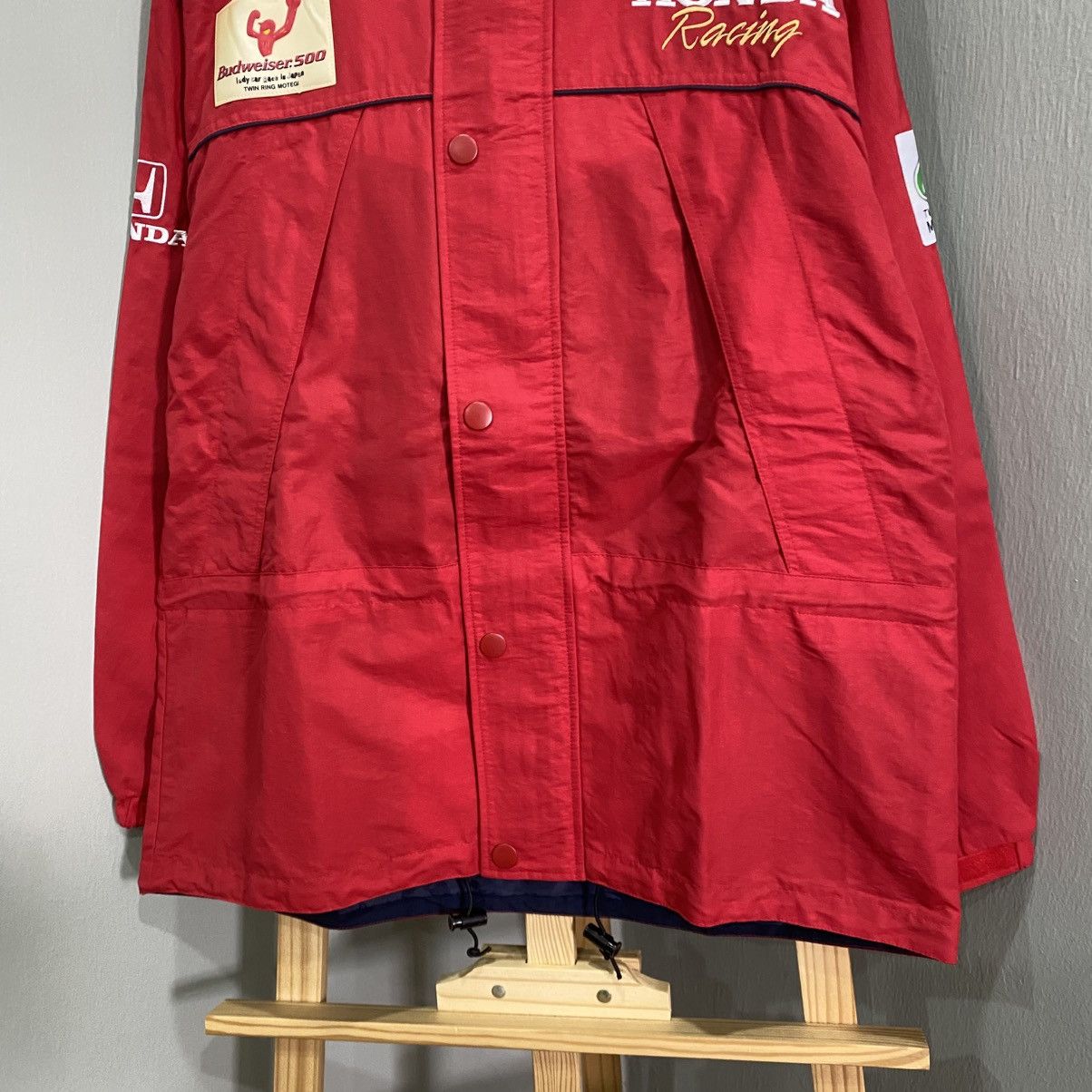 Honda Vintage Honda Racing x Budweiser HPD Red Windbreaker Jacket Size US XL / EU 56 / 4 - 5 Thumbnail