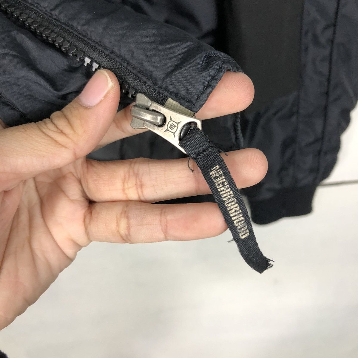 Neighborhood 🔥RICH BLACK BOMBER JACKET ZIPPER 2004 NEIGHBORHOOD CHAOS Size US L / EU 52-54 / 3 - 18 Thumbnail