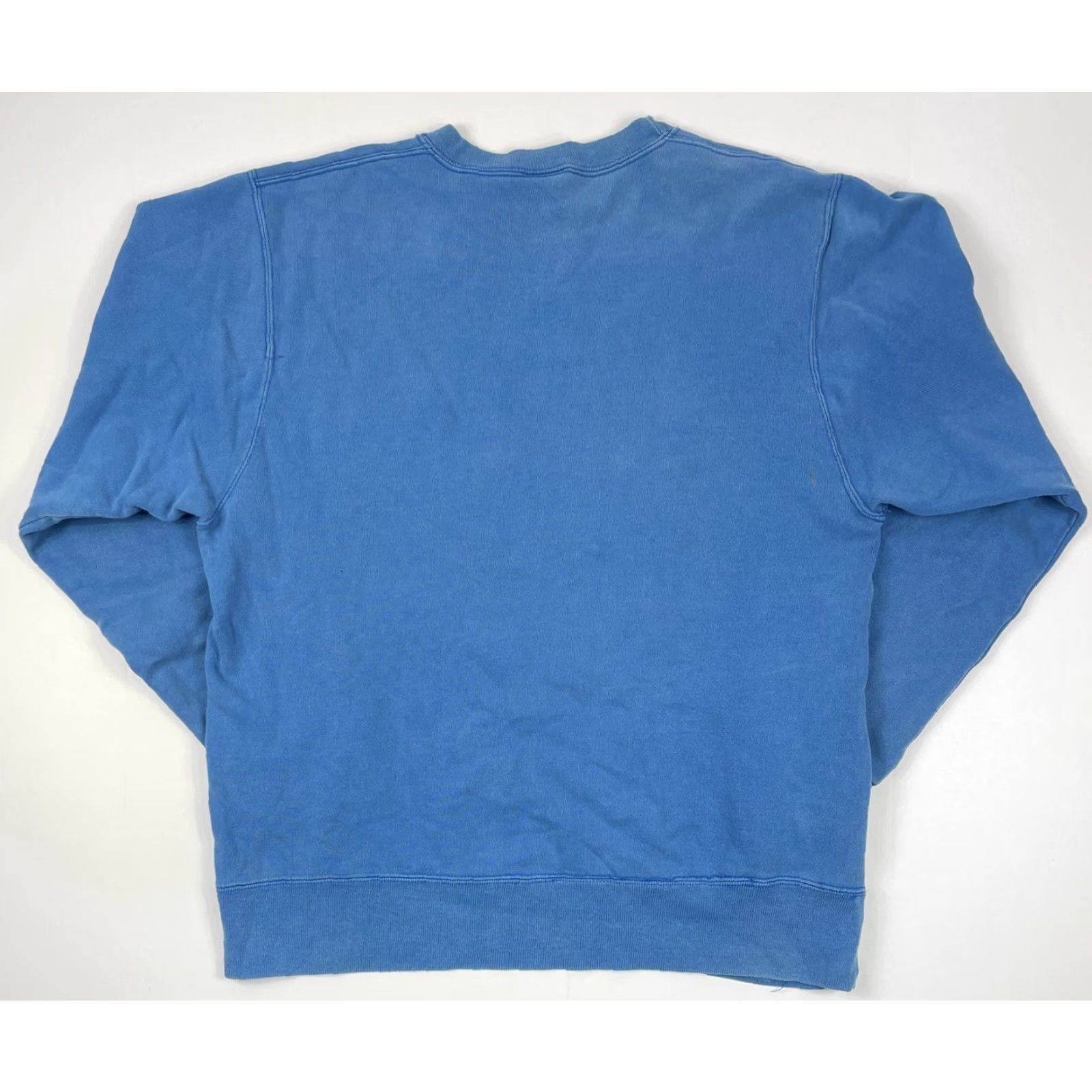 Champion VINTAGE Champion 90s Sweatshirt Crewneck Light Powder Blue Sz L Men's Spell Out USA Size US L / EU 52-54 / 3 - 4 Thumbnail
