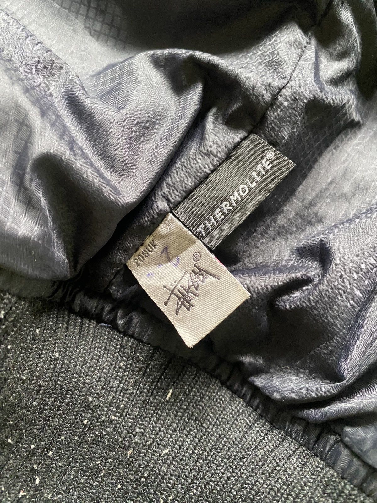 Stussy × Vintage Rare Vintage Stussy Monogram Skull Quilted Thermolite Jacket Size US L / EU 52-54 / 3 - 10 Thumbnail