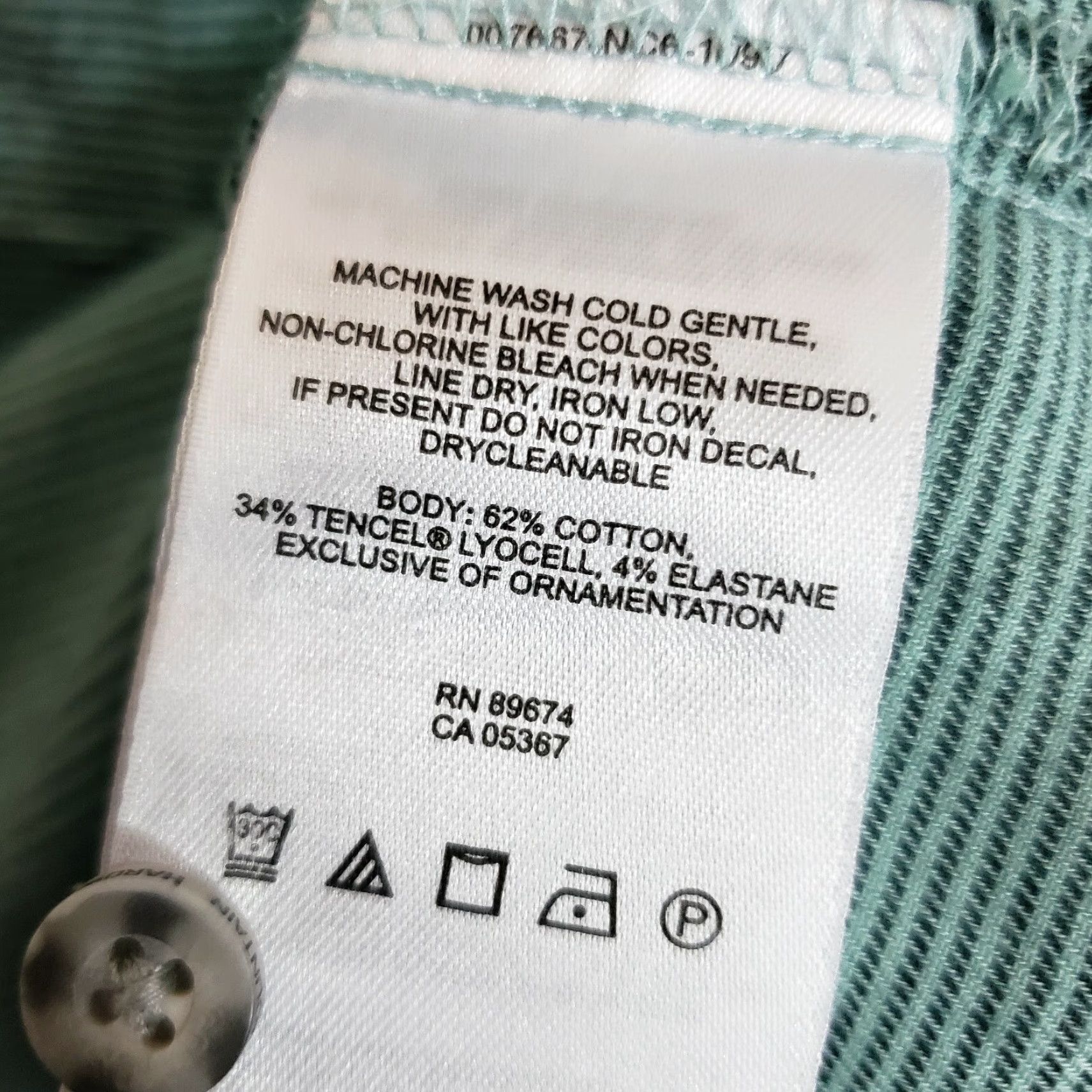 Mountain Hardwear VINTAGE? Mountain Hardwear Women's Top Long Sleeve Green Striped Cotton Blend M Shirt Womens Size M / US 6-8 / IT 42-44 - 7 Thumbnail