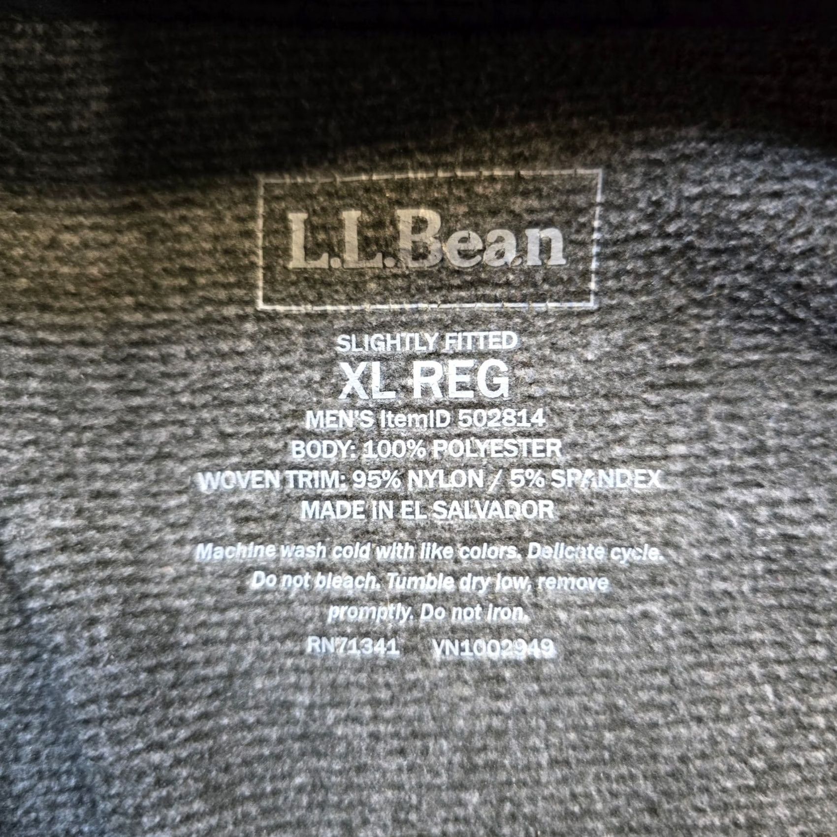 Vintage LL Bean Sweater Mens Size XL Gray Fleece Full Zip Pockets Outdoors Size US XL / EU 56 / 4 - 3 Thumbnail