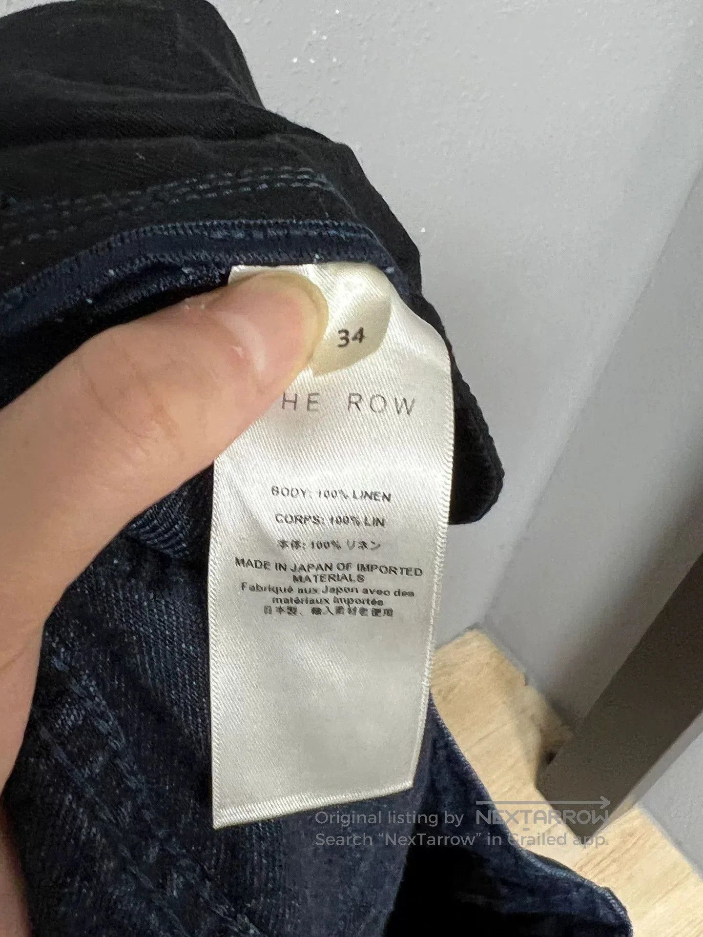 The Row blue denim pants in size 34. Size US 34 / EU 50 - 3 Thumbnail