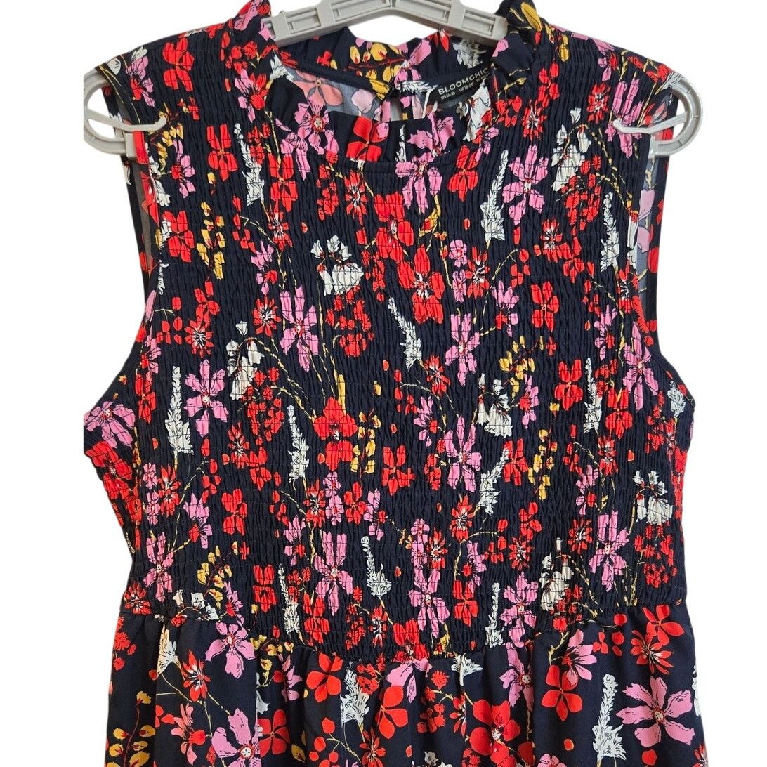 Other Women’s XL 14-16 Sleeveless Floral Dress Black Multicolor Size XL / US 12-14 / IT 48-50 - 5 Thumbnail