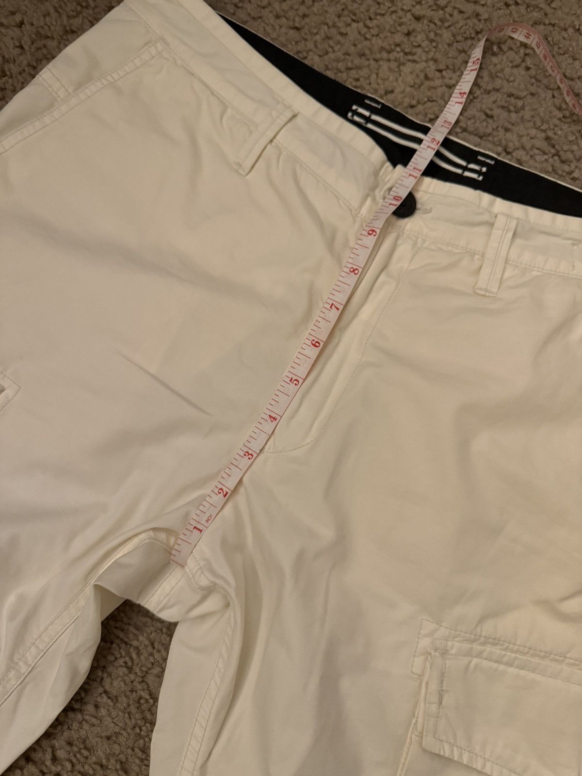 Stone Island Stone Island Re-T White Cargo Pants Size US 32 / EU 48 - 12 Thumbnail