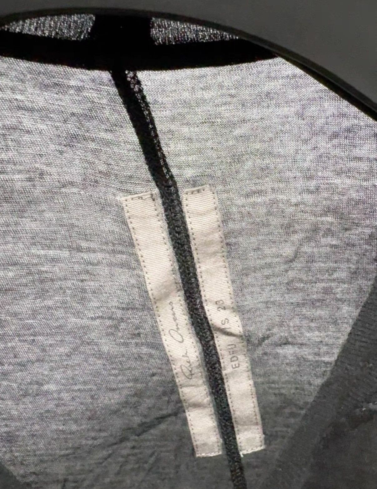 Rick Owens 【Rick Owens】 23SS Black Paneled Vest Size US M / EU 48-50 / 2 - 2 Thumbnail