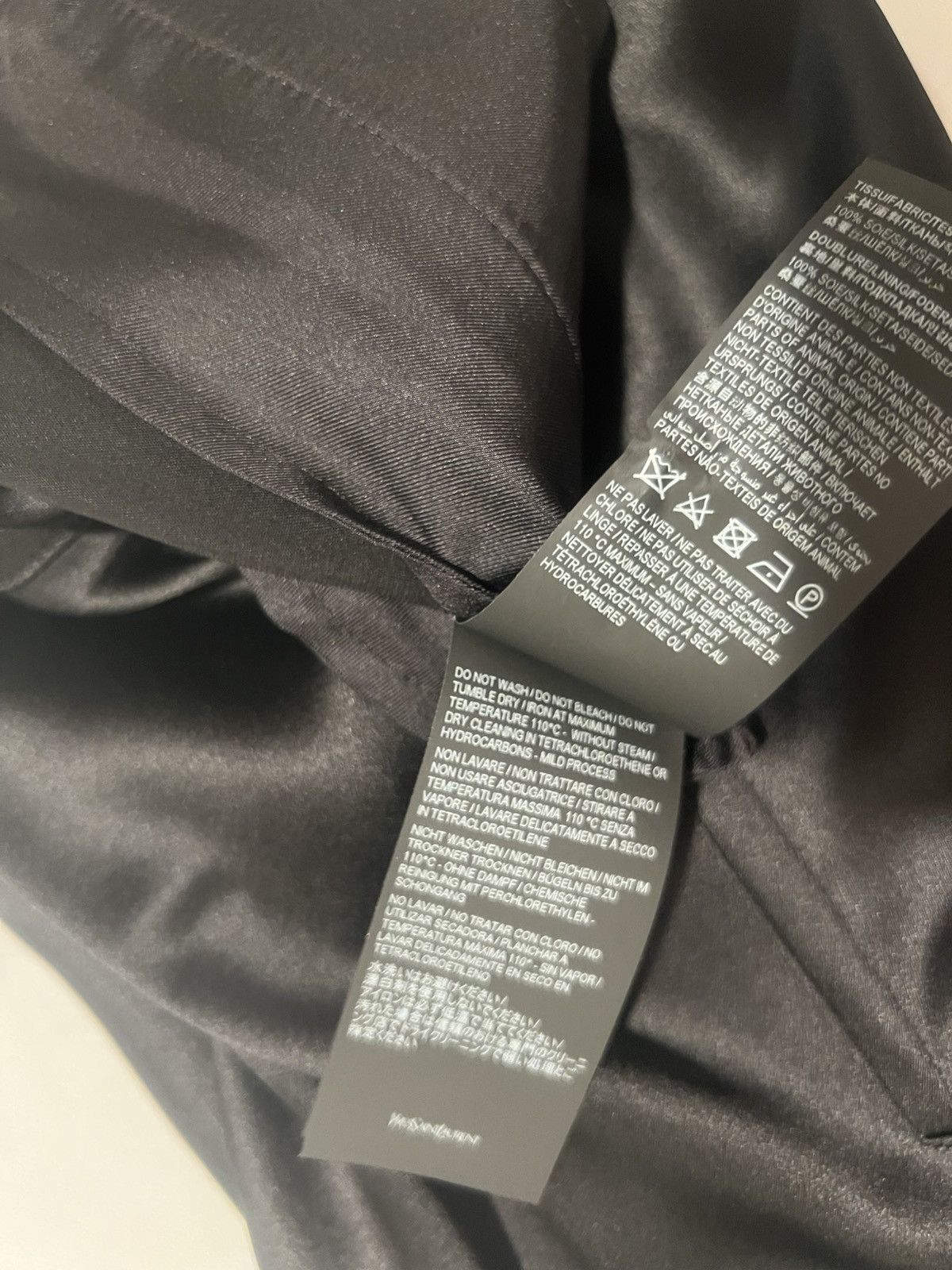 Saint Laurent Paris Saint Laurent men’s silk blend joggers. 48/32.M. $1350 Size US 32 / EU 48 - 6 Thumbnail