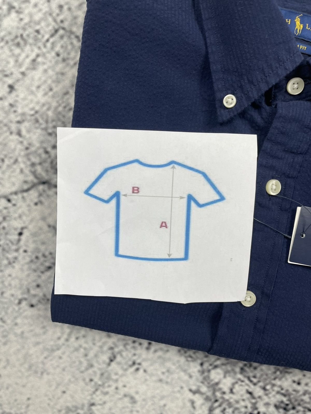 Polo Ralph Lauren Polo Ralph Lauren S Plain Navy Short-Sleeve Shirt EGV Size US S / EU 44-46 / 1 - 5 Thumbnail