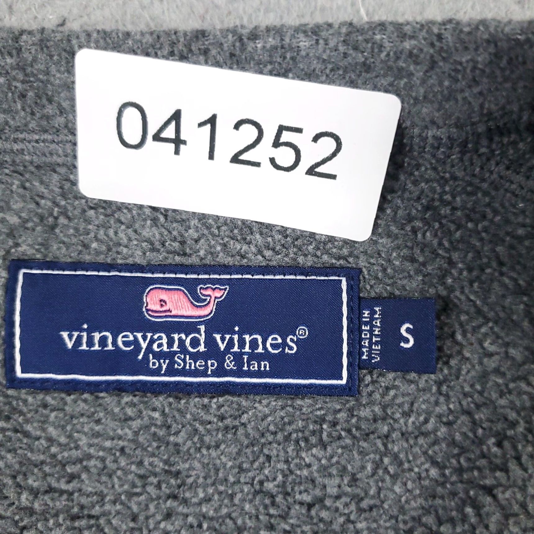 Vineyard Vines Vineyard Vines Mens Small Gray Pullover Sweater Crew Neck Cotton Long Sleeve Size US S / EU 44-46 / 1 - 8 Thumbnail
