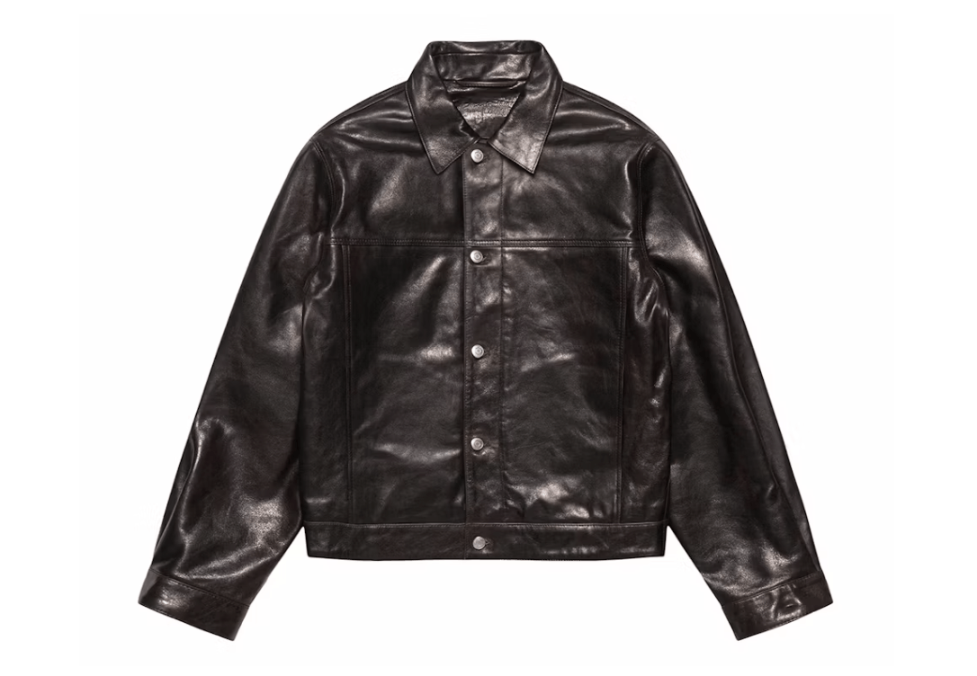 Stussy Stussy Trucker Leather Jacket Size US L / EU 52-54 / 3 - 1 Thumbnail