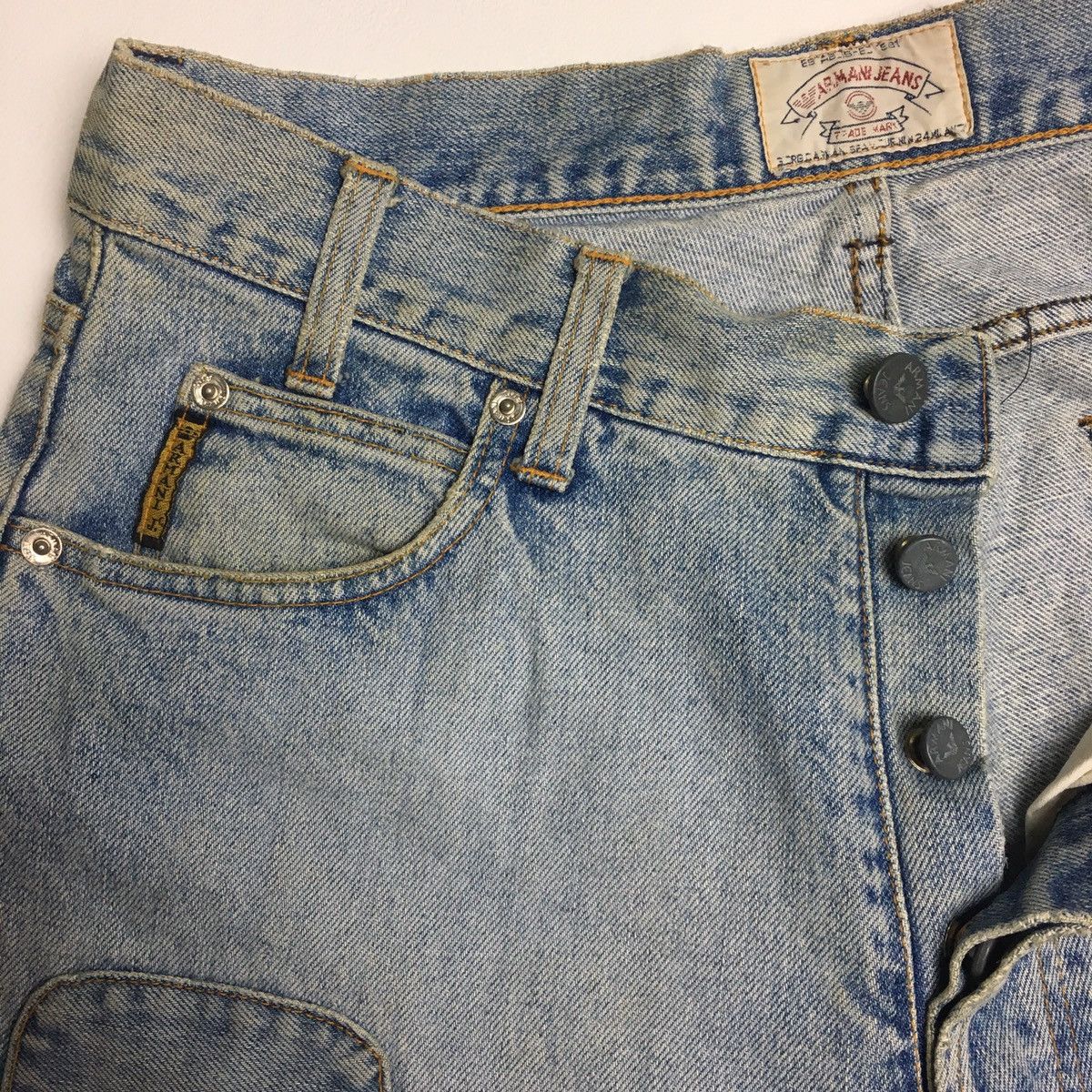 Armani VINTAGE PATCHWORK ARMANI JEANS Size US 30 / EU 46 - 7 Thumbnail