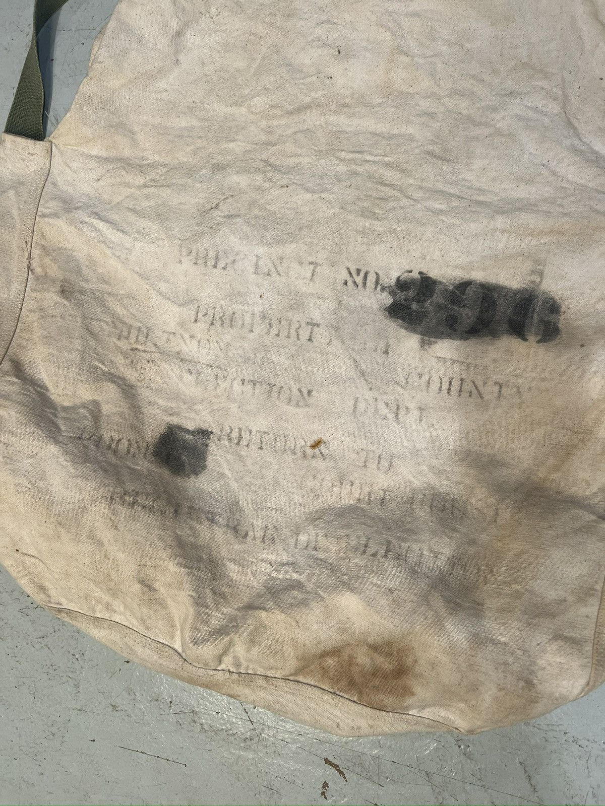 Vintage 1940s stenciled mail messenger bag hirsch weis Size ONE SIZE - 2 Thumbnail