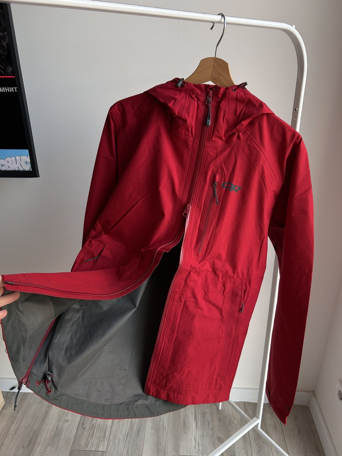 Goretex × Outdoor Research Outdoor Research Foray Gore-Tex Red Jacket Gorpcore Hiking Size US M / EU 48-50 / 2 - 9 Thumbnail