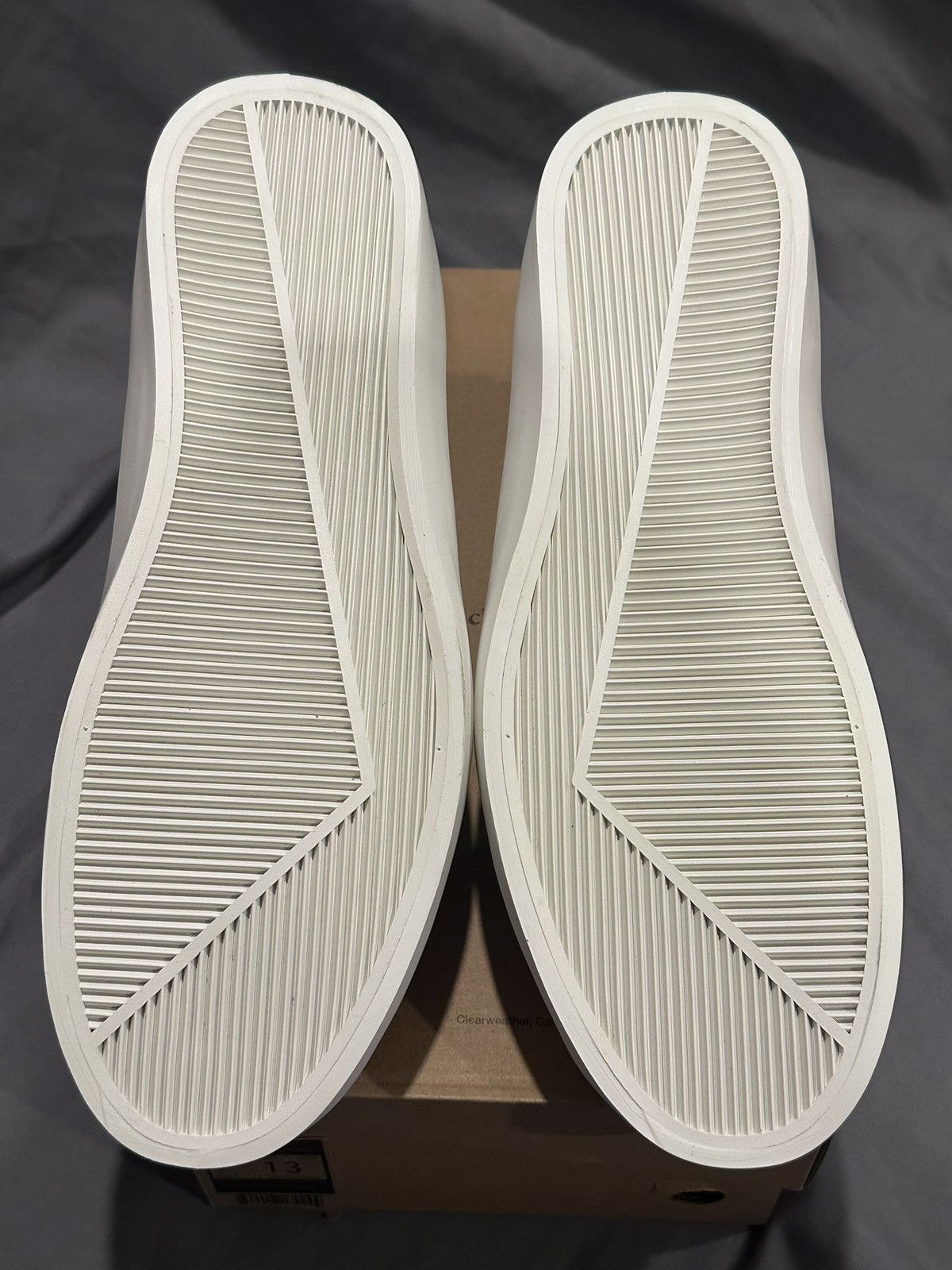 ClearWeather Clearweather Continental White Leather Sneakers size 13 Size US 13 / EU 46 - 6 Thumbnail