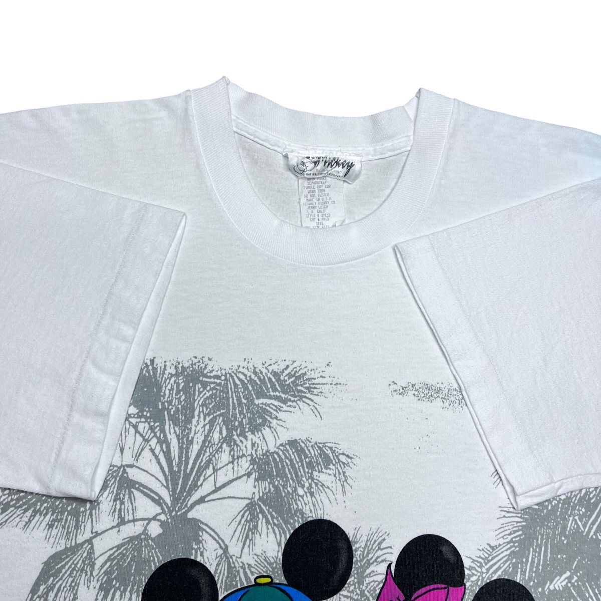Disney Vtg 1990s Mickey By Jerry Leign Walt Disney Company T-Shirt Size US XL / EU 56 / 4 - 2 Thumbnail