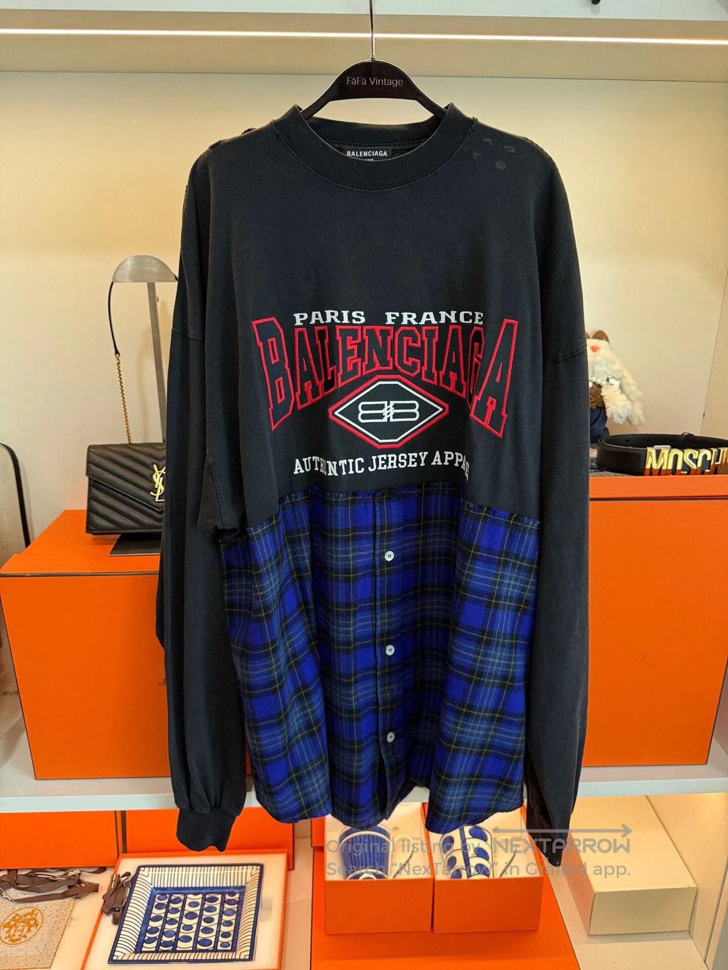 Balenciaga Balenciaga Batman Embroidery Plaid Shirt. Size US M / EU 48-50 / 2 - 1 Thumbnail