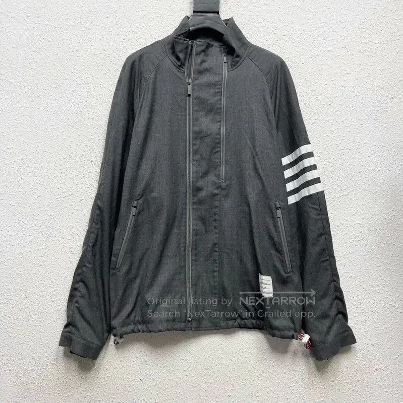 Thom Browne Gray Long Sleeve Jacket for Men .