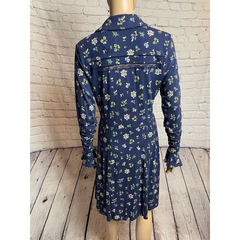 Free People NWT New $128 Free People Good Days Floral Print Mini Blue D Size M / US 6-8 / IT 42-44 - 5 Thumbnail