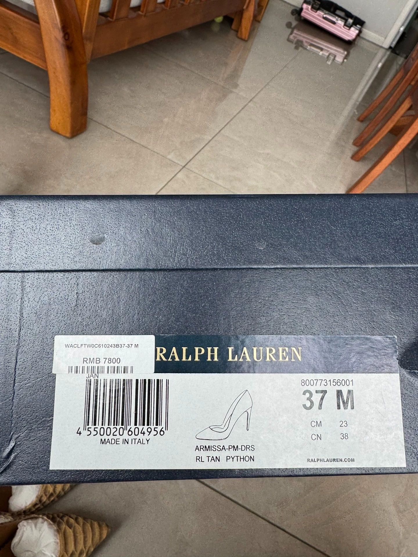 Polo Ralph Lauren Ralph Lauren Purple Label Python Skin Heels 37.5 EU New Size US 6.5 / IT 36.5 - 8 Thumbnail