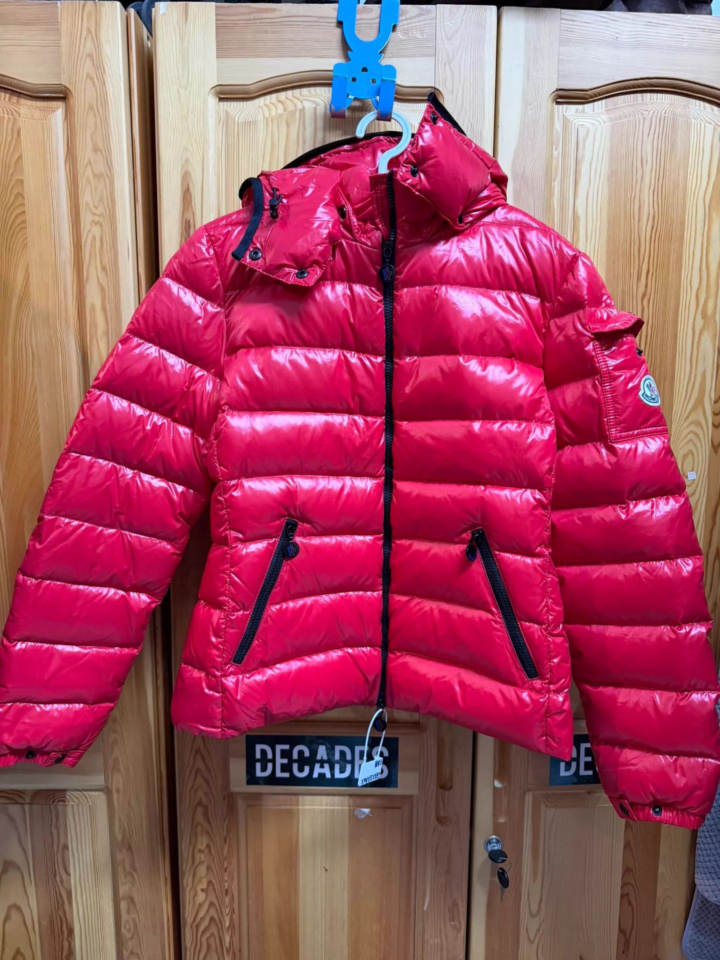 Moncler Moncler Bady Rare Red Goose Down Jacket Size 1 Size S / US 4 / IT 40 - 1 Thumbnail