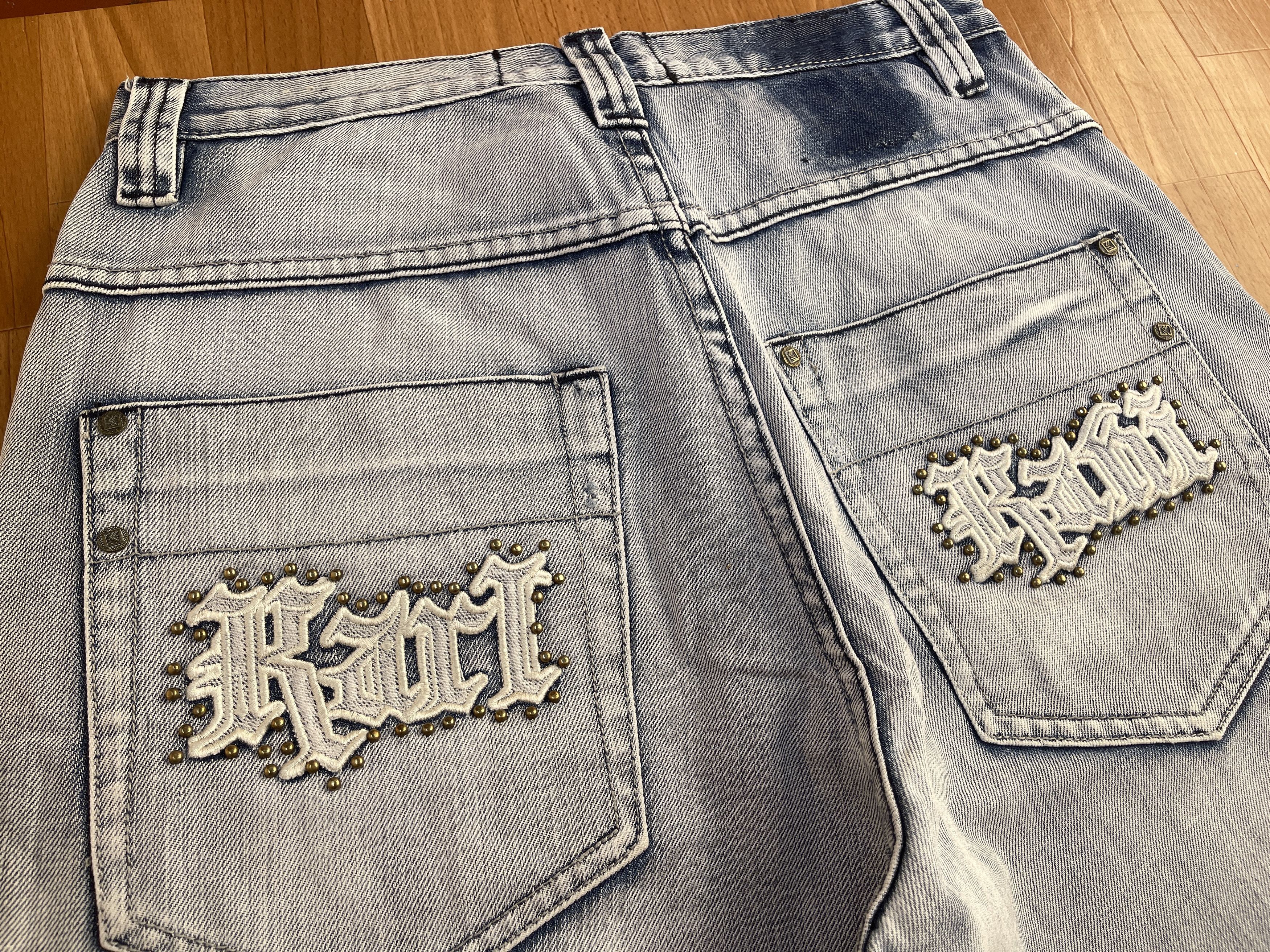 Karl Kani KARL KANI jeans, baggy, vintage Kani jeans, 90s hip hop W 32 Size US 32 / EU 48 - 6 Thumbnail
