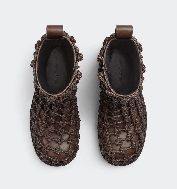 Bottega Veneta 🔥$9.8K VALUE🔥 Bottega Veneta Leather Lug Knot Boots Size US 10 / EU 43 - 4 Thumbnail