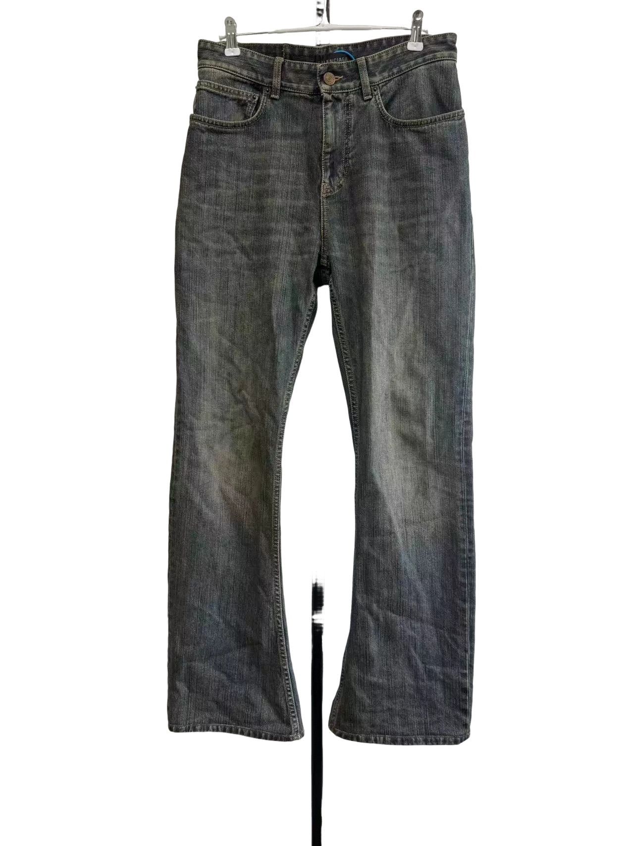 Balenciaga Balenciaga Dark Wash Logo Denim Jeans Size S Size US 30 / EU 46 - 1 Thumbnail