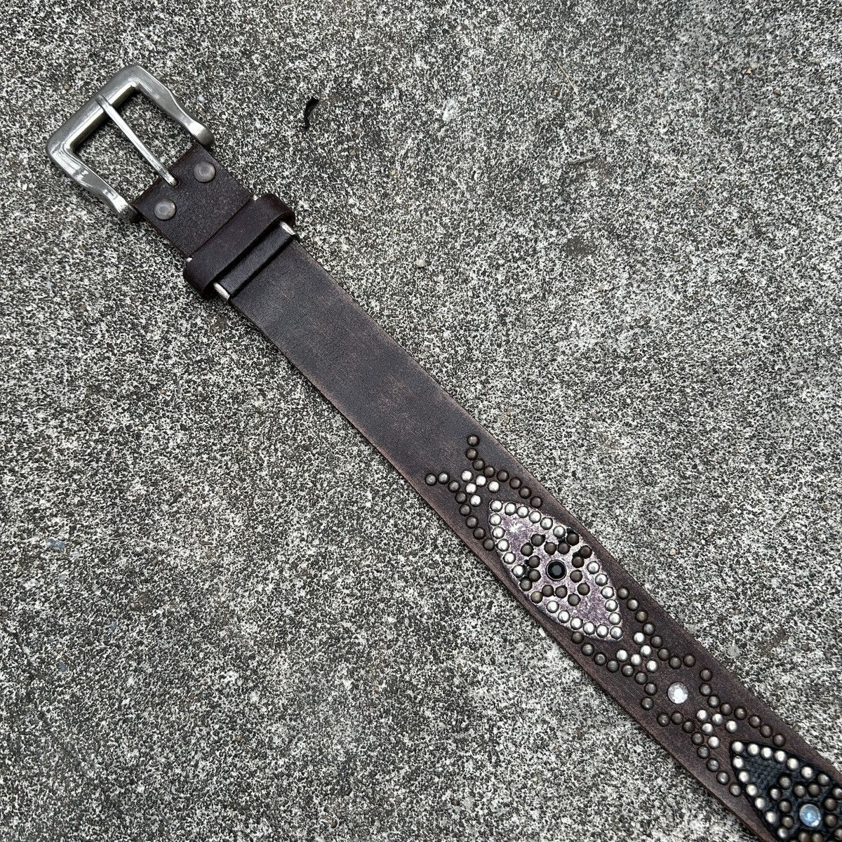 Vintage Vintage studded leather belt (Kapital Style) Size ONE SIZE - 9 Thumbnail
