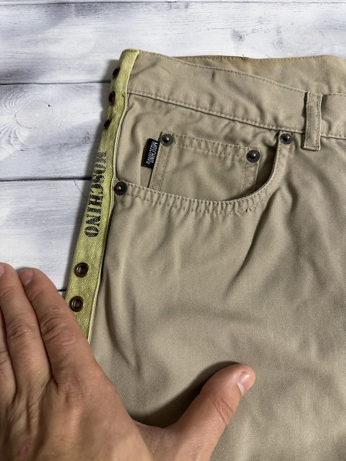Moschino Rare Luxury Pants Moschino Stripes Vintage Size 32. Size US 32 / EU 48 - 2 Thumbnail