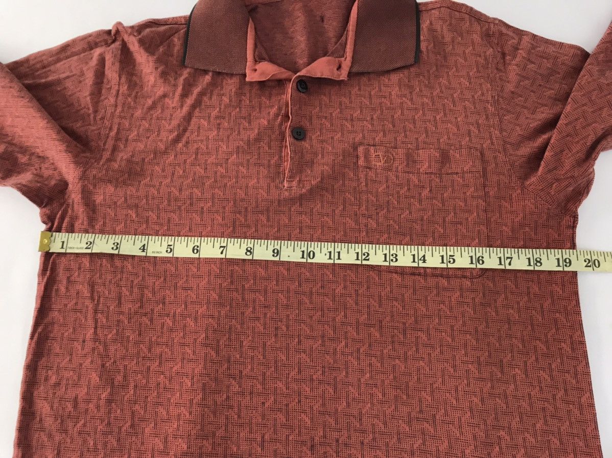 Designer Valentino Studio Single Pocket Longsleeve Polo Printed Size US M / EU 48-50 / 2 - 10 Thumbnail