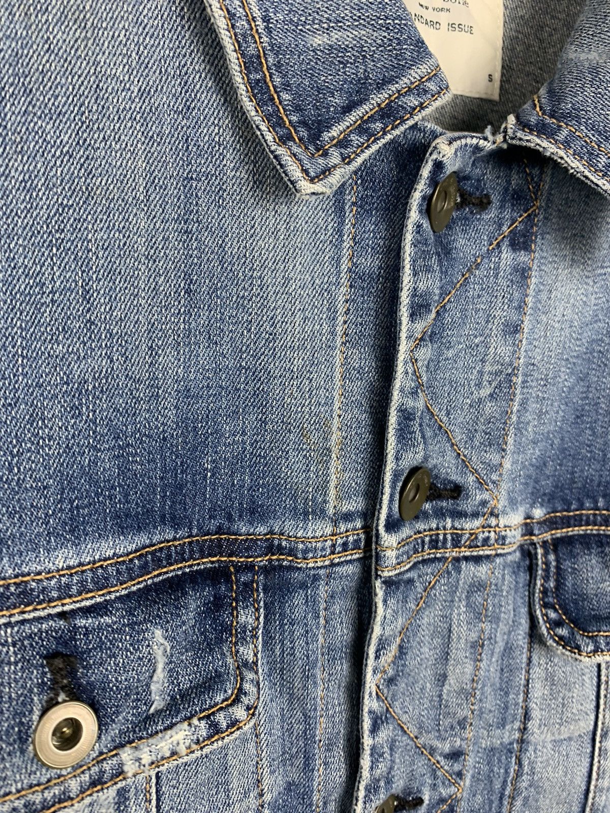 Designer × Rag & Bone Rag & Bone Standard Issue Classic Fit Denim Jacket Made USA Size US S / EU 44-46 / 1 - 22 Thumbnail
