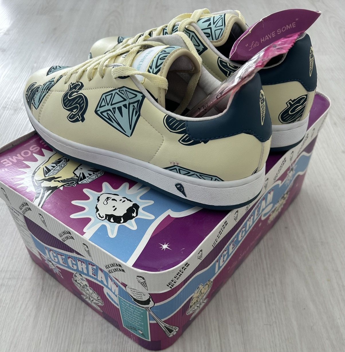 Icecream × Reebok VERY RARE OG REEBOK X BBC/ICE CREAM PRE PRODUCTION SAMPLE Size US 10.5 / EU 43-44 - 4 Thumbnail