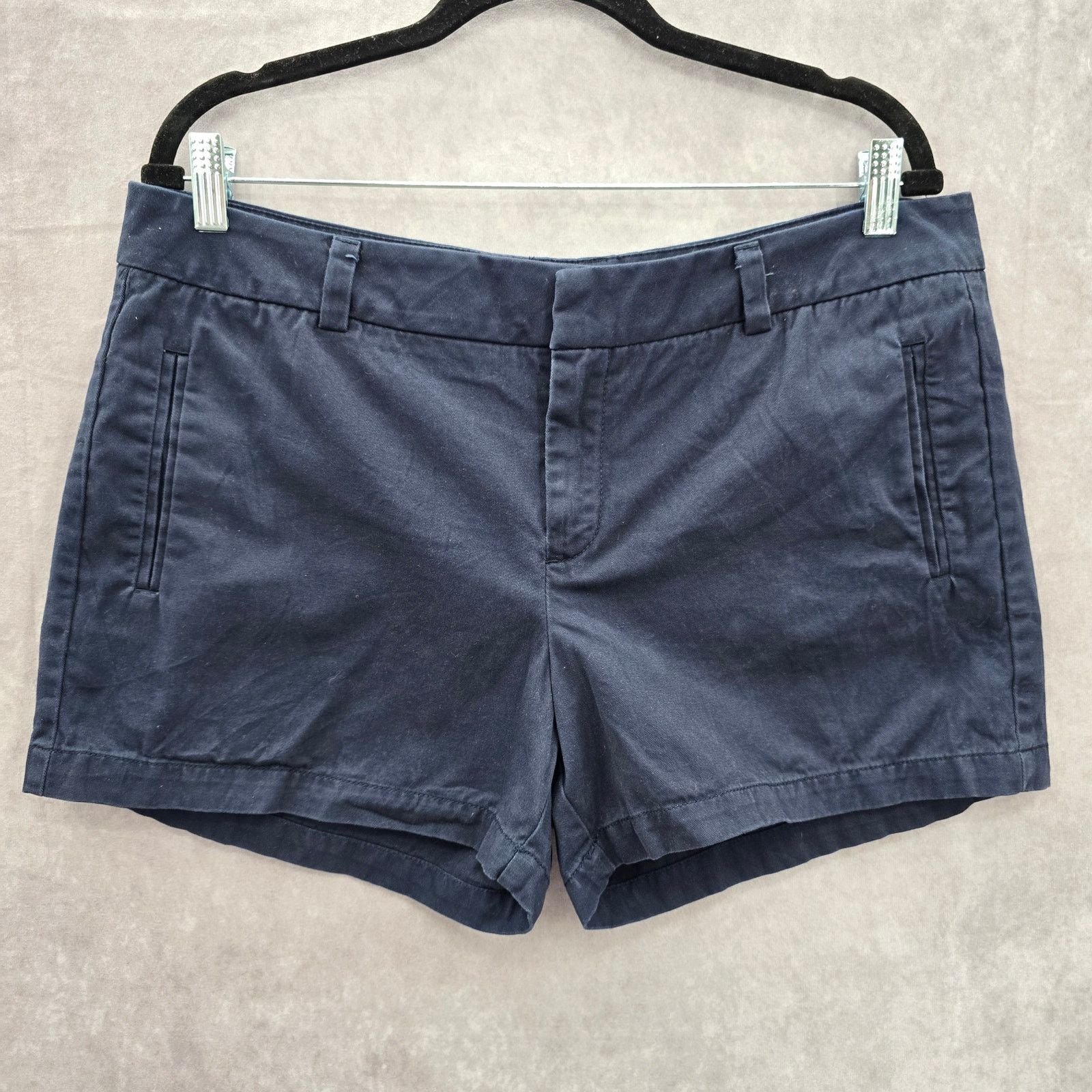 Other Stylus Blue Bermuda Flat Front Bottoms Pants Shorts Plus 14 Size 36" / US 14 / IT 50 - 1 Thumbnail