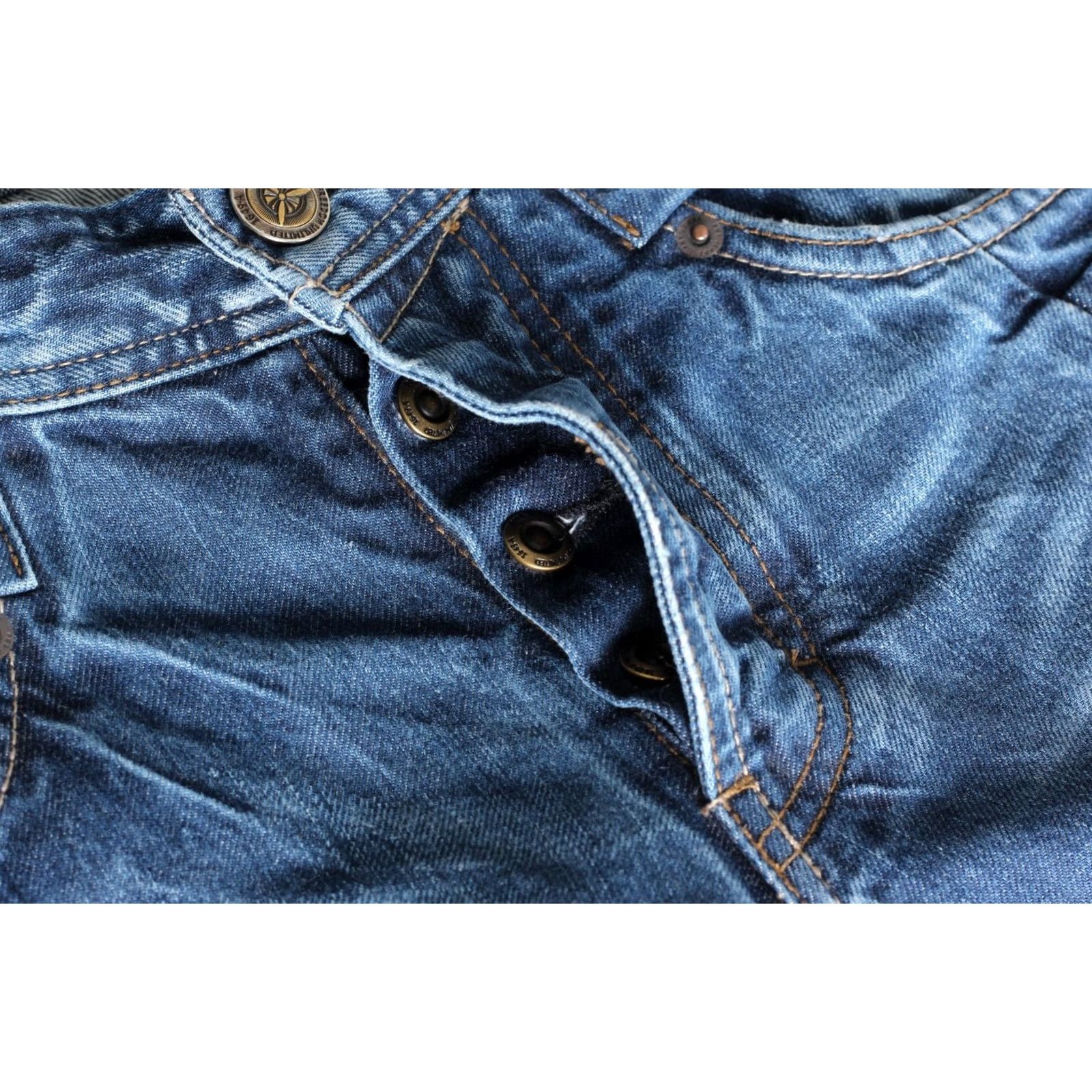 Vintage PME Legend Commander Jeans Men Slim Tapered 30W32 L32 Denim Blue 5-Pocket Design Regular | Men’s Jeans Size US 30 / EU 46 - 5 Thumbnail