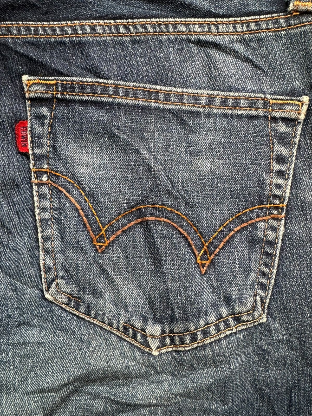 Edwin VINTAGE EDWIN 503ZZ DISTRESSED DENIM JEANS Size US 35 - 9 Thumbnail