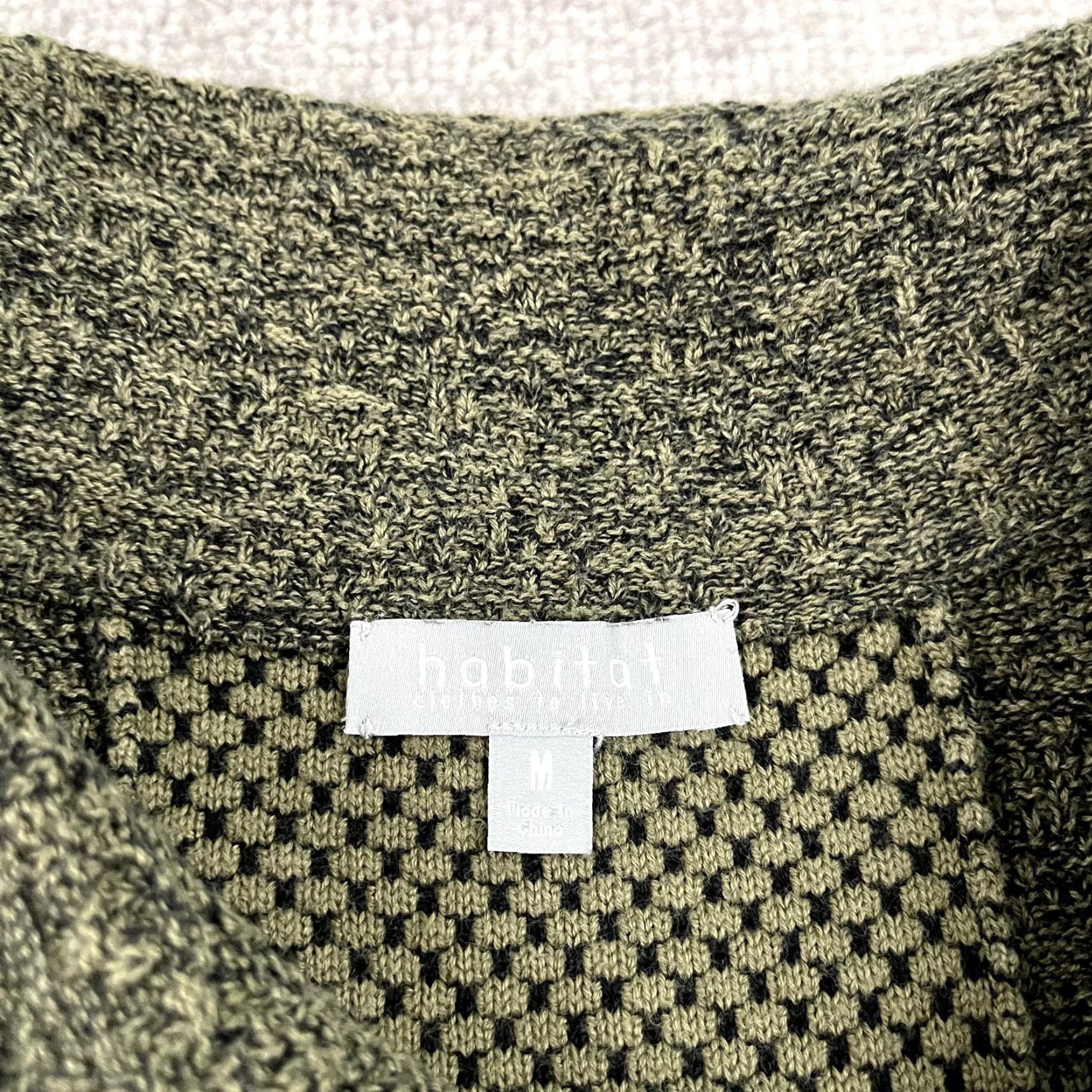 Habitat Habitat Clothes To Live In Cardigan Womens Medium Green Jacket Pockets Size M / US 6-8 / IT 42-44 - 2 Thumbnail