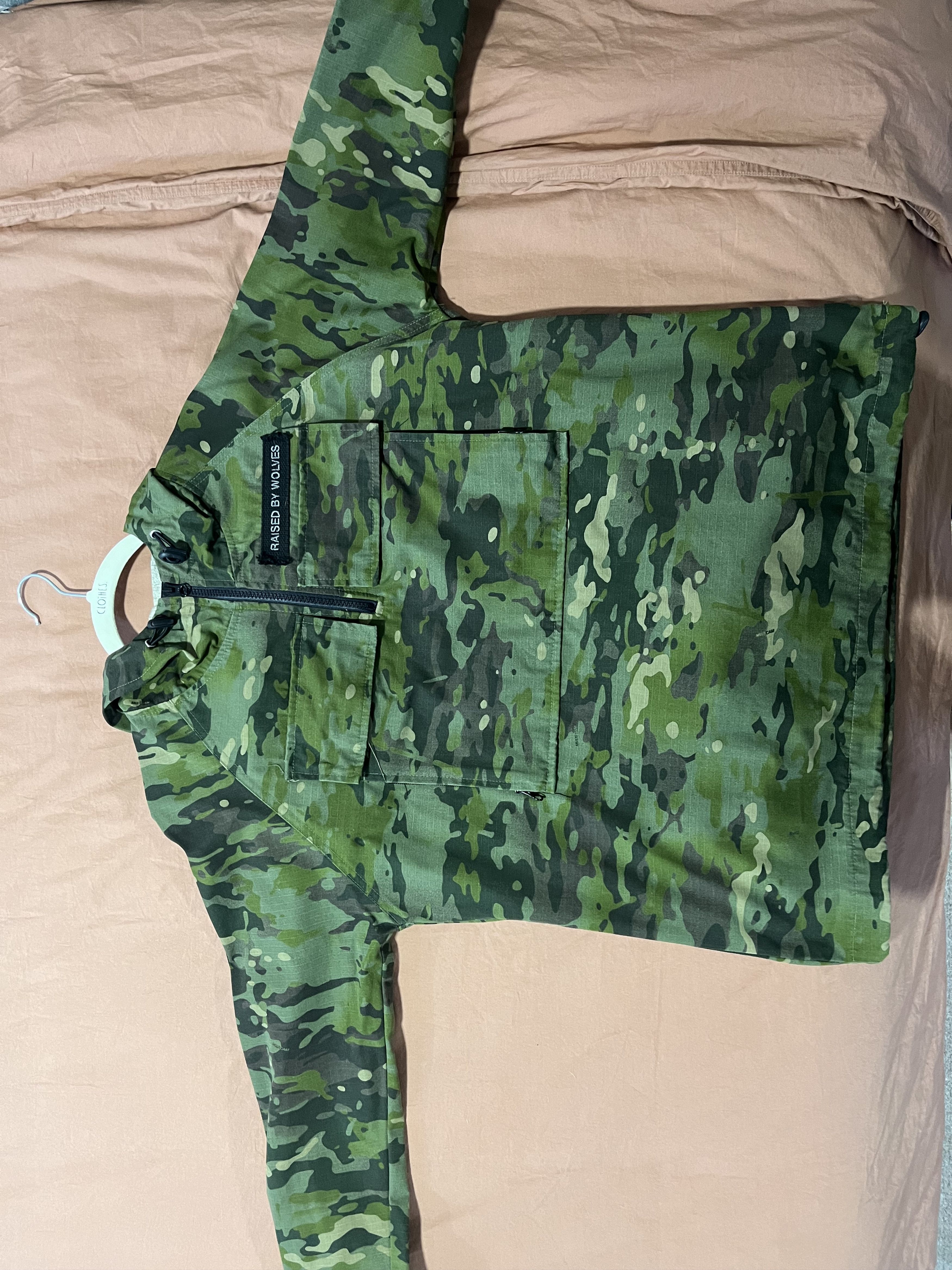 image of Raised By Wolves Camo Anorak, Men's (Size Medium)