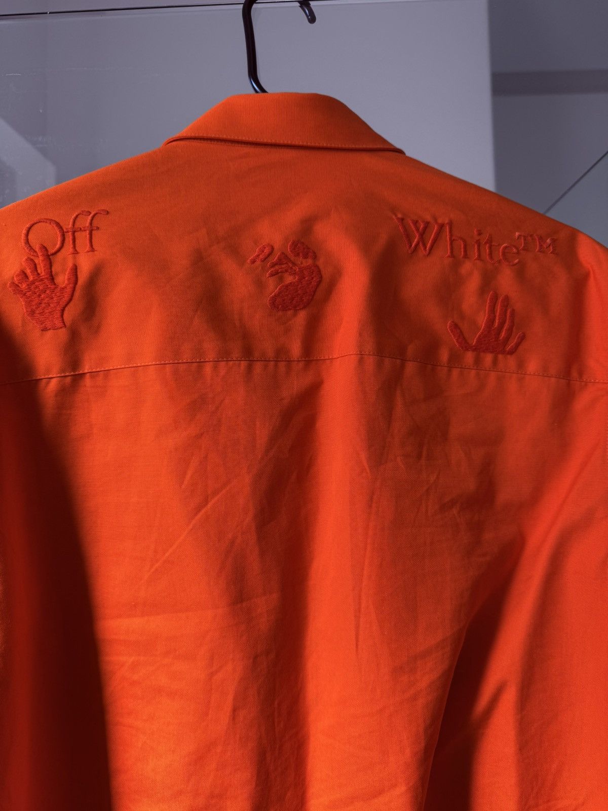 Off-White Off-White Orange Workwear Overshirt Jacket Size US M / EU 48-50 / 2 - 5 Thumbnail