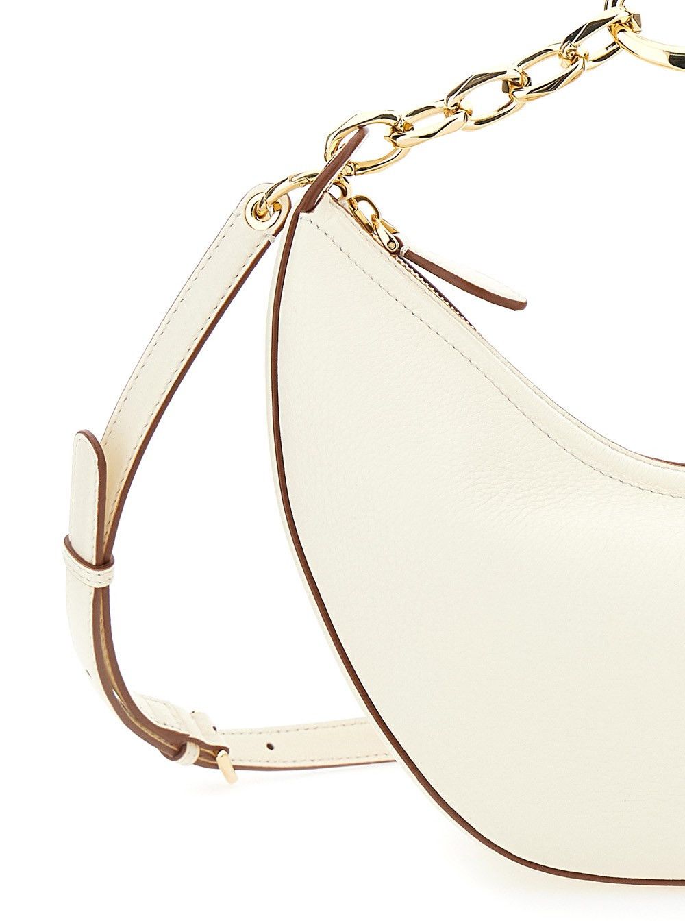 Valentino o1s22i1n0924 Size: OS / Small Vlogo Moon Hobo Bag in White Size ONE SIZE - 5 Thumbnail