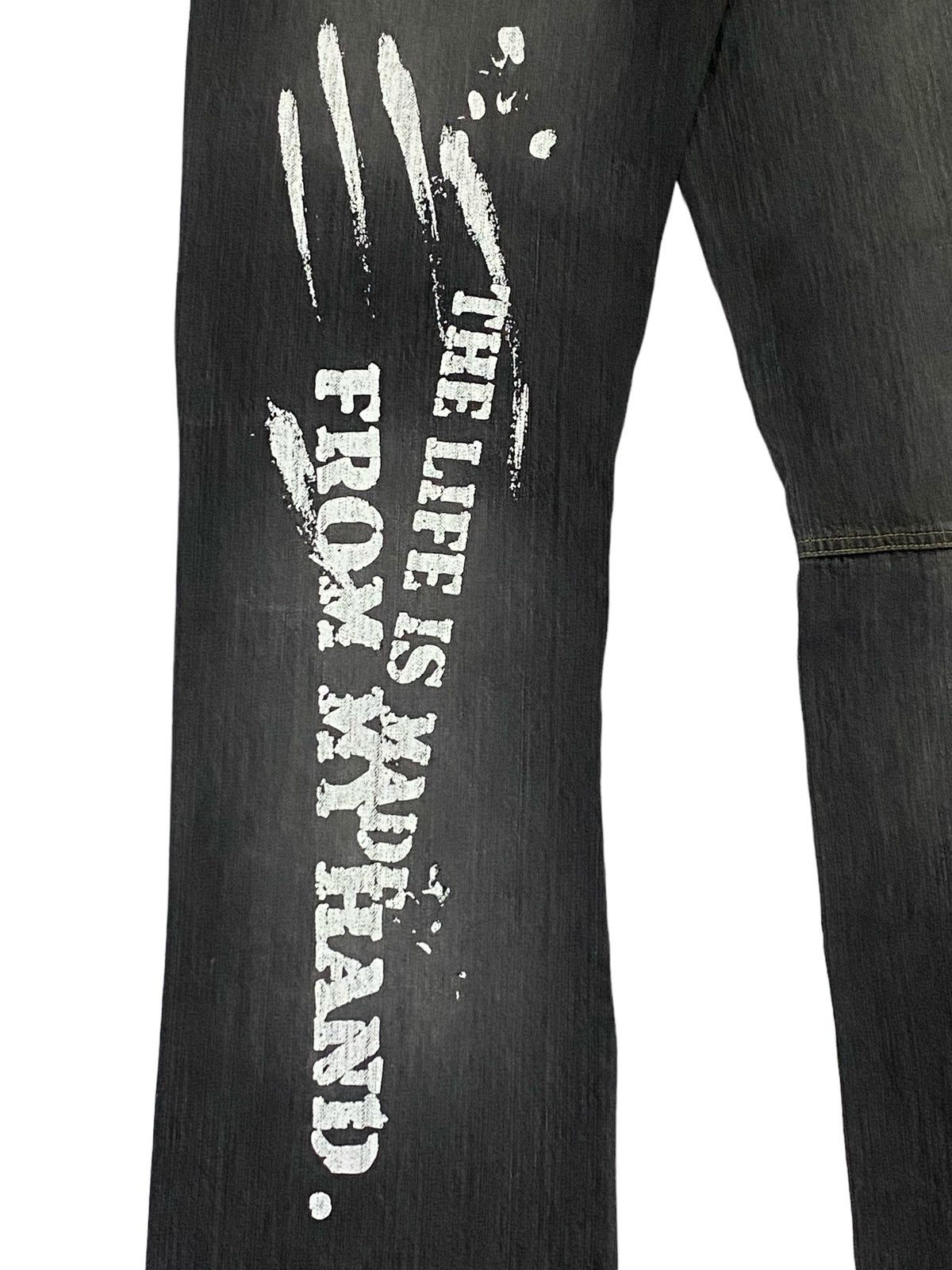 Japanese Brand Sex Pot Revenge Distressed Denim Pants Size US 32 / EU 48 - 14 Thumbnail