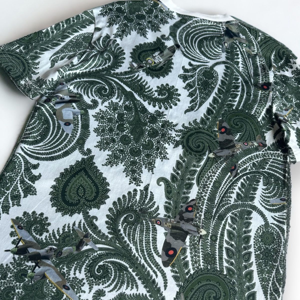 Givenchy Givenchy paisley green T shirt Size US XS / EU 42 / 0 - 5 Thumbnail