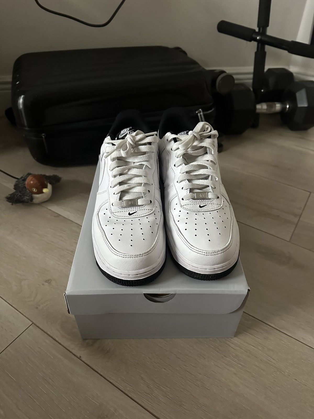 Nike Air Force 1 low white black (2022) Size US 10.5 / EU 43-44 - 2 Thumbnail