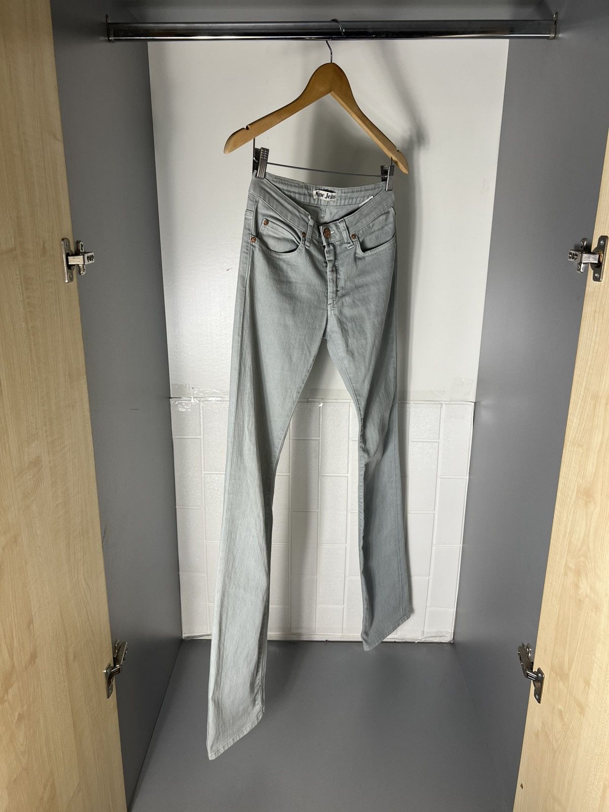 Acne Studios VINTAGE ACNE JEANS CASUAL ITALIAN DESIGNER DENIM RETRO Y2K Size 28" / US 6 / IT 42 - 7 Thumbnail