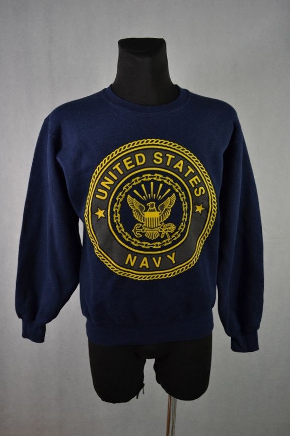 Vintage Soffe US NAVY Reflective 3M Vintage Crewneck Sweatshirt Size US XL / EU 56 / 4 - 2 Thumbnail