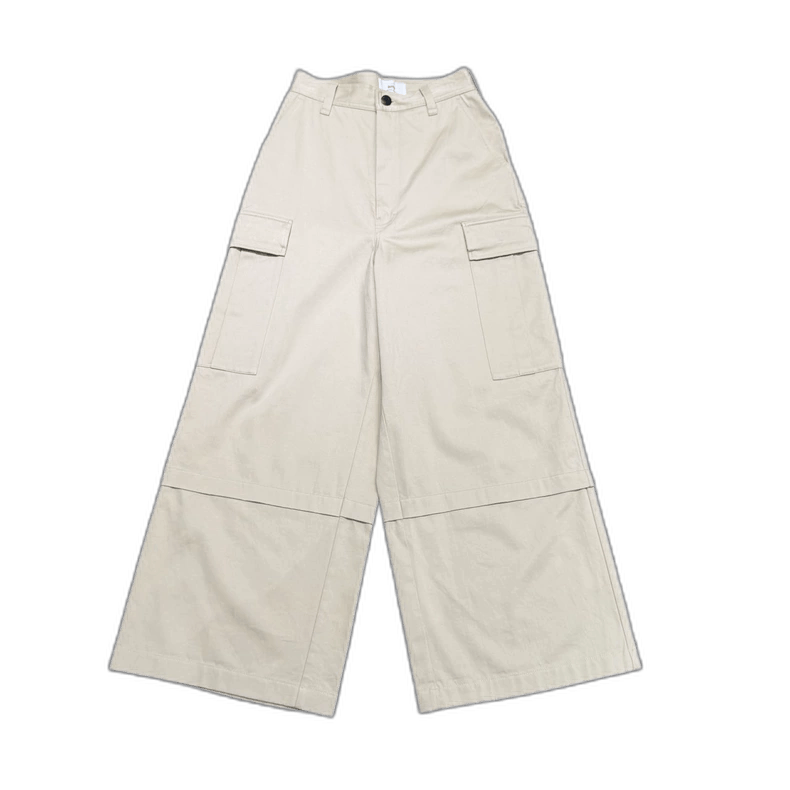 AMI Beige Cargo Pants Size S-yf Size US 27 - 1 Thumbnail