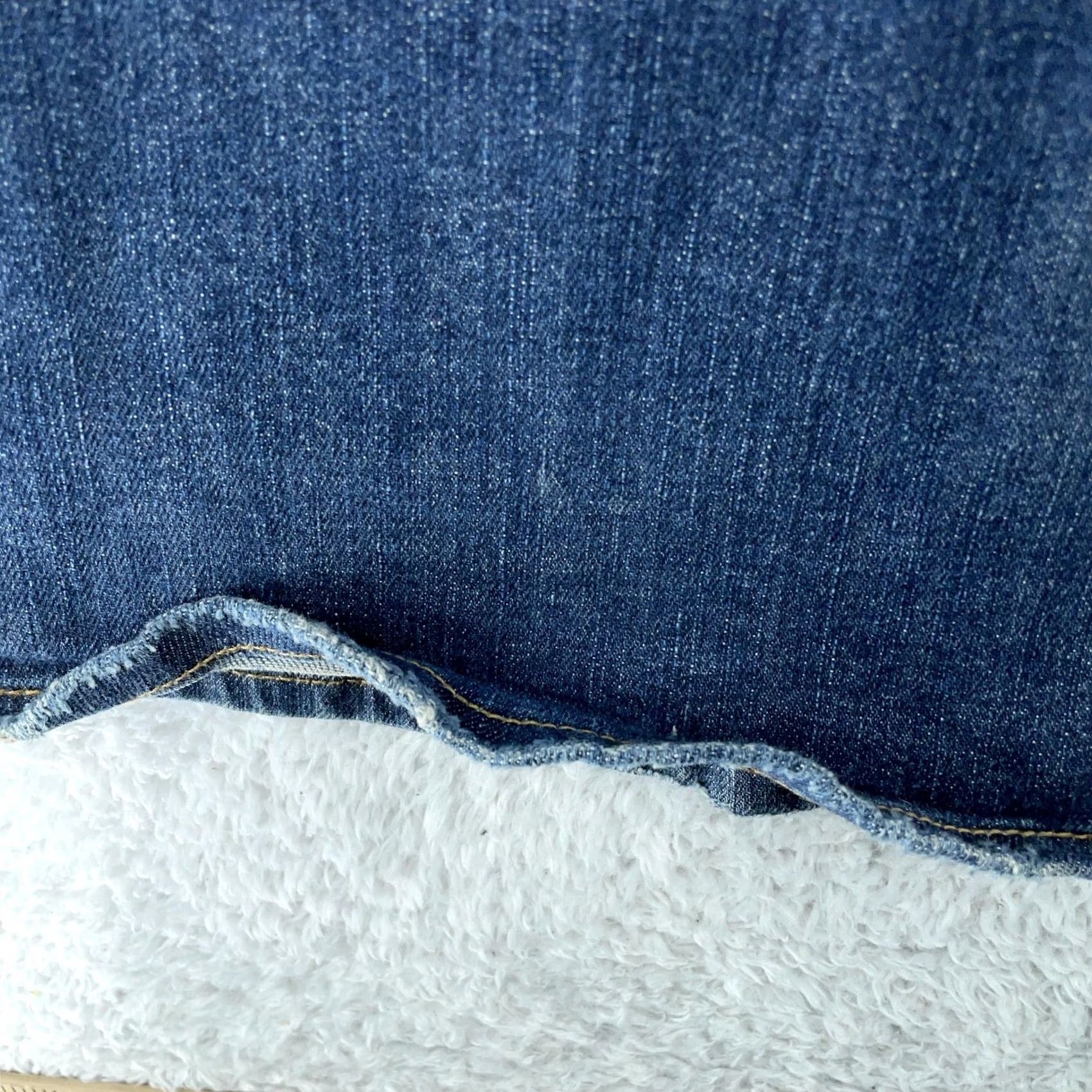 American Eagle Outfitters American Eagle Jeans Womens 10 Slim Distressed Bootcut Denim Blue 34x32 Stretch Cotton Spandex Size 32" / US 10 / IT 46 - 7 Thumbnail